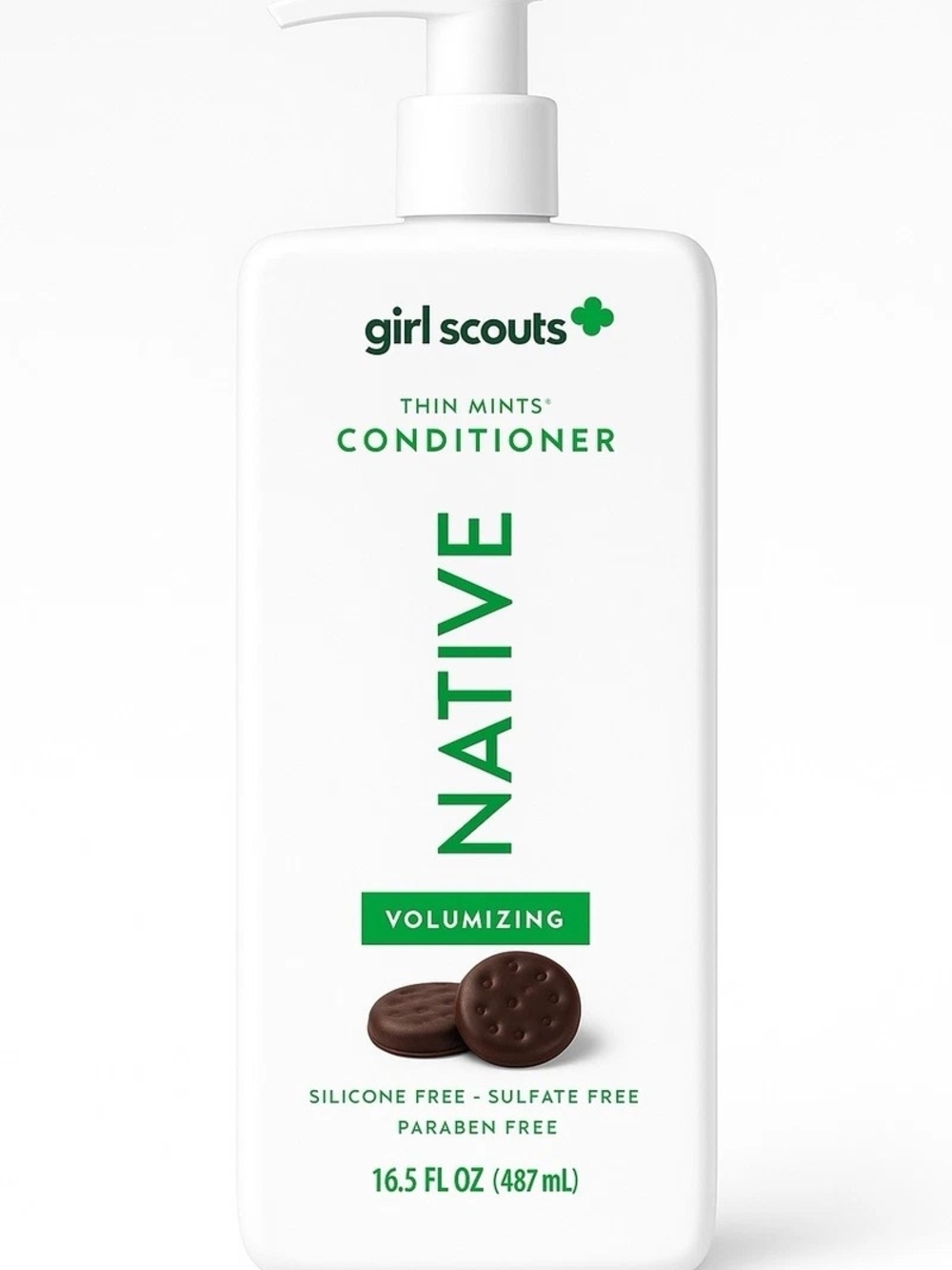 Native x Girl Scouts Thin Mints Volumizing Conditioner - White/Green